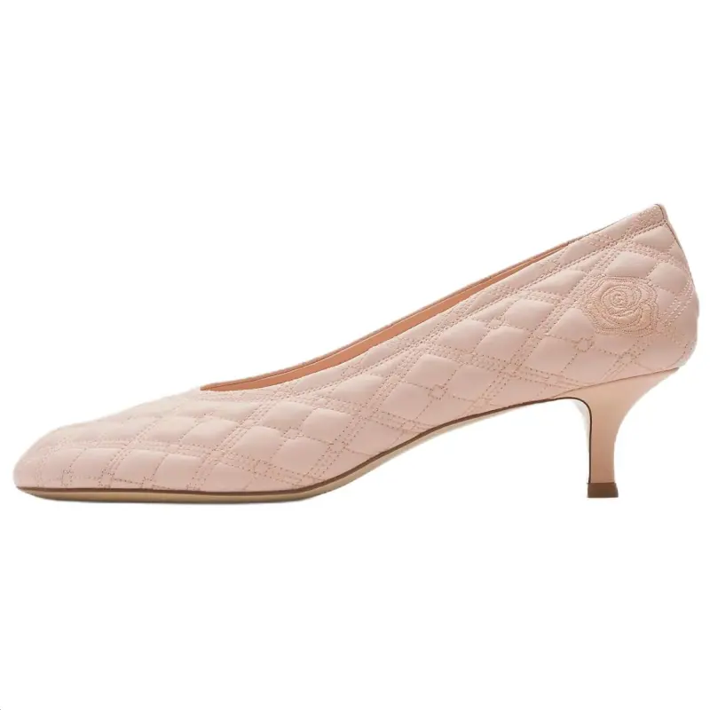 Burberry EKD Slim Heel High Heels 4.5cm Women's Pink