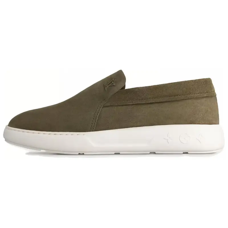 LOUIS VUITTON Pacific Coast Casual Shoes Men's Green White