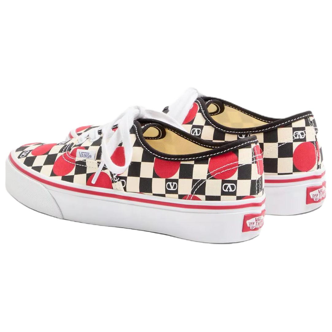 Женские кеды Valentino x Vans Garavani VLogo (красно-белые) — фото 4