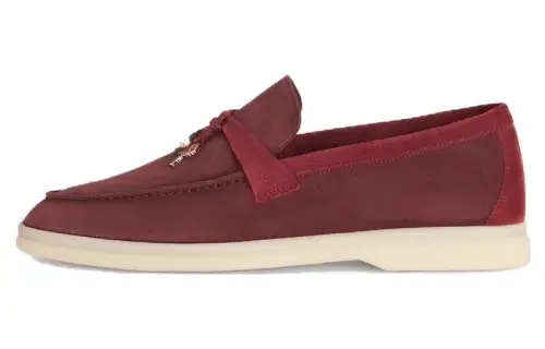 Loro Piana Summer Walk Casual Shoes Women's Red