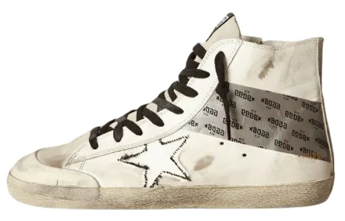 Golden Goose Francy High top Skateboard Shoes Men's White