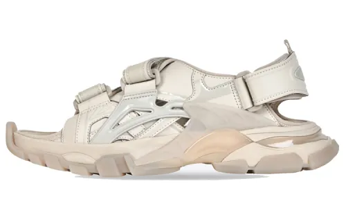 Balenciaga Track 2.0 Beach Sandals Men's Beige