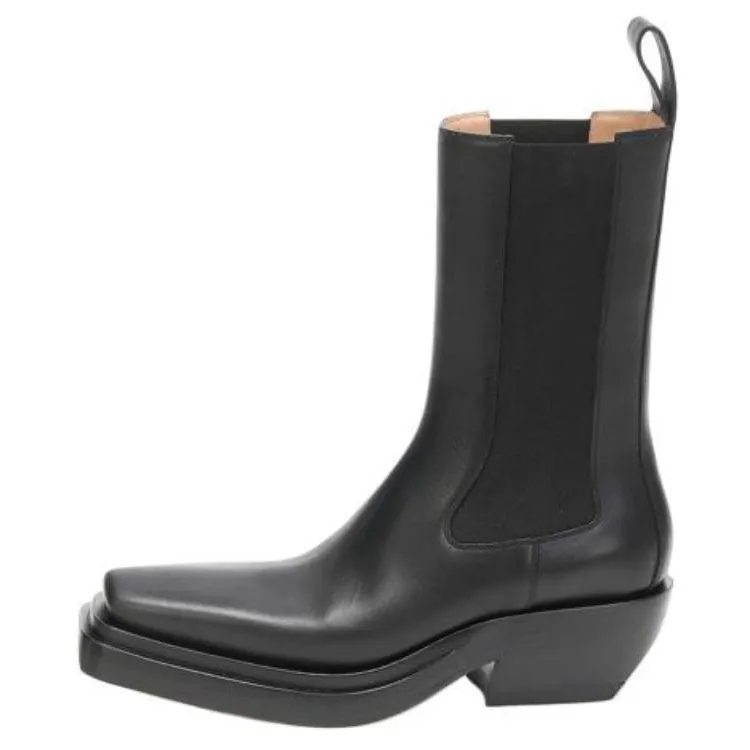 Bottega Veneta Short Chelsea Boots Women's Black