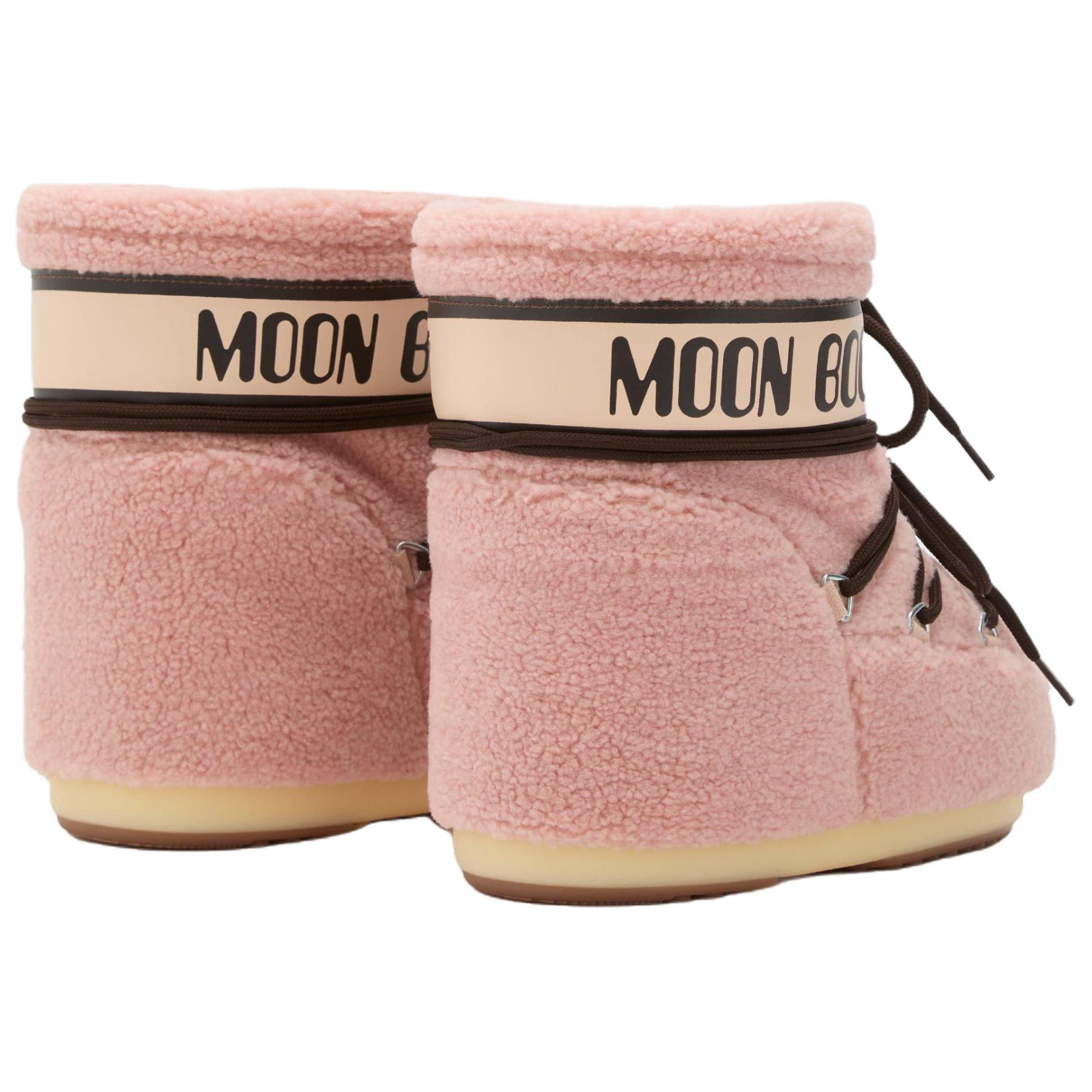 Луноходы Moon Boot Stivale PU (розовые) — фото 4