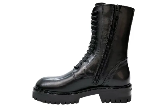 Ann Demeulemeester Leather Ankle Boots Women's Black