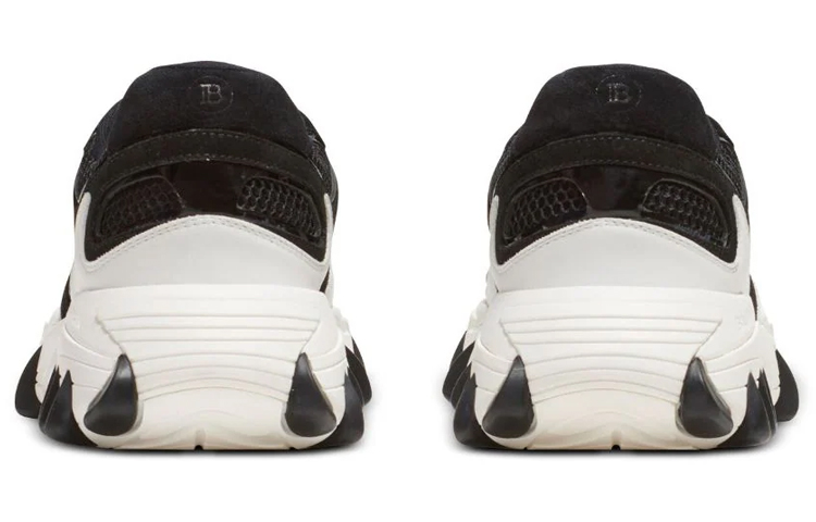 Мужские кроссовки BALMAIN Mesh Sneakers (черные) — фото 4