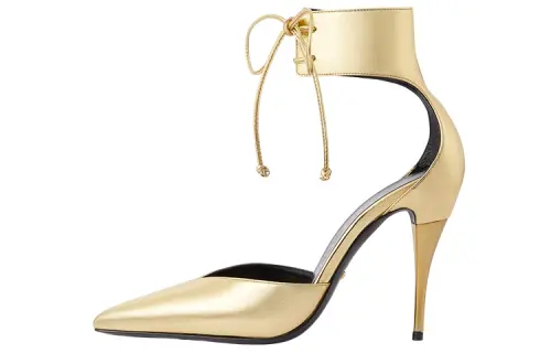 GUCCI Priscilla 105mm Metallic Pumps