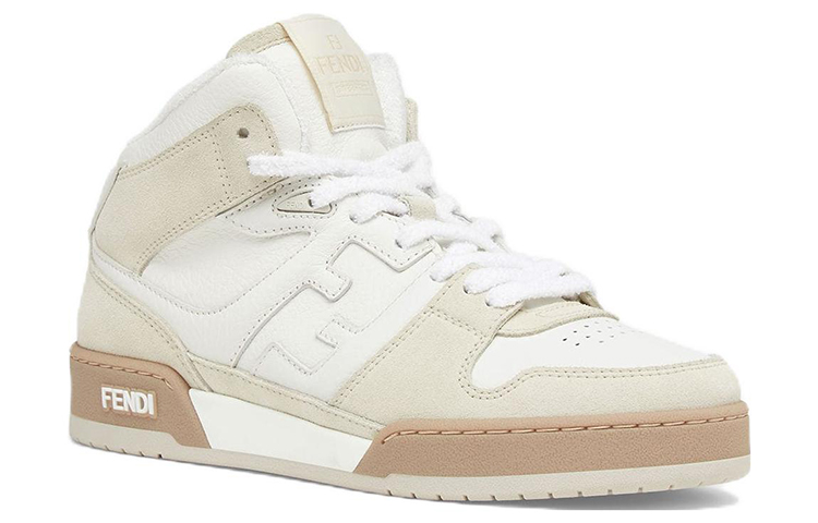 FENDI Match High Top 'White Cream' Women's