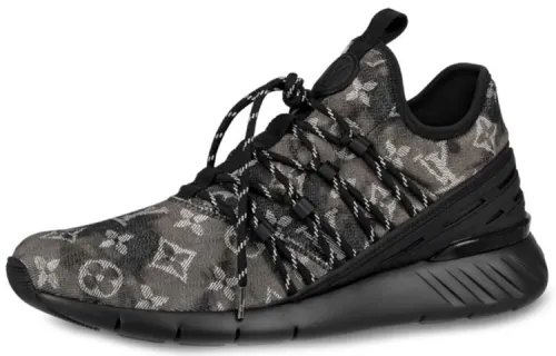 LOUIS VUITTON Fastlane Sneakers 'Black Monogram Denim'