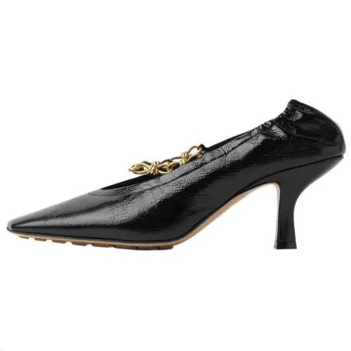 Bottega Veneta SHARP Spool Heel High Heels 6CM Women's Black