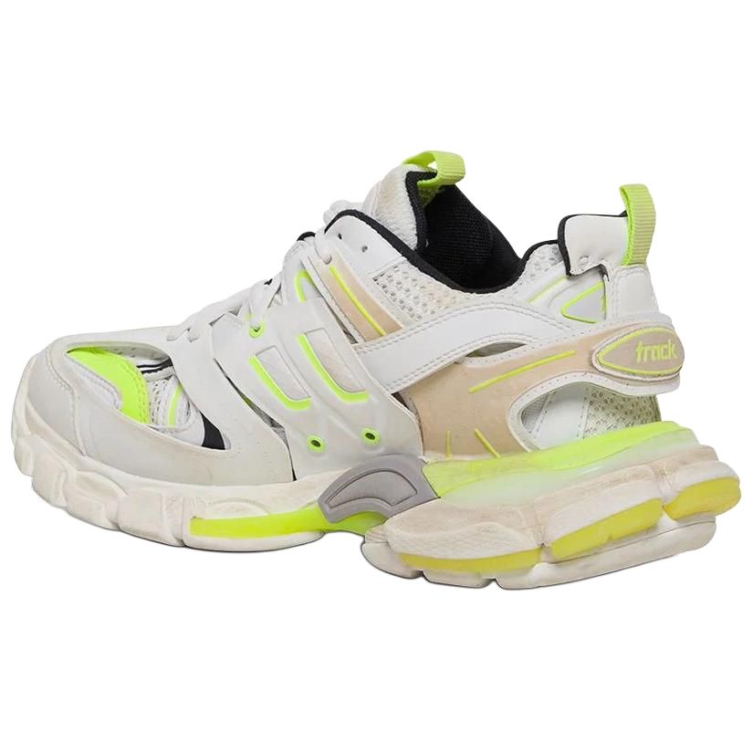 Женские кроссовки Balenciaga Track (бело-зеленые) — фото 4