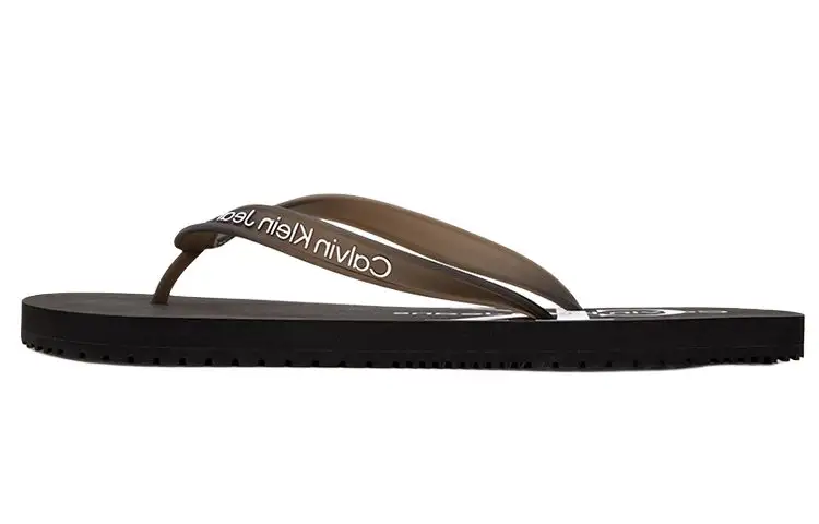 CKJ CALVIN KLEIN JEANS No Special Function No Special Function Flip Flops Men's Black