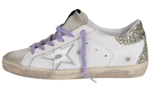 Golden Goose Super Star Low top Stylish Skateboarding Shoes Women's White