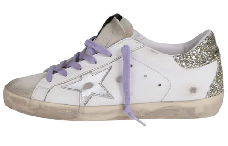 Golden Goose Super Star Low top Stylish Skateboarding Shoes Women's White