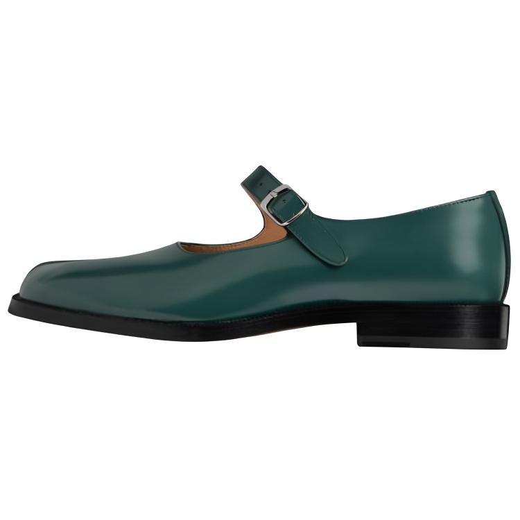 Женские туфли Maison Margiela Tabi (зеленые)