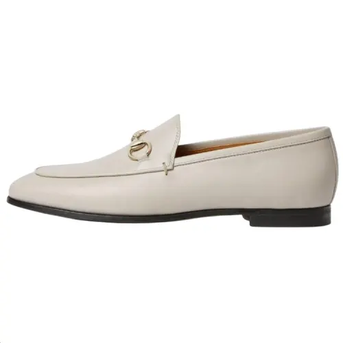 GUCCI Jordaan Loafers Women's Beige