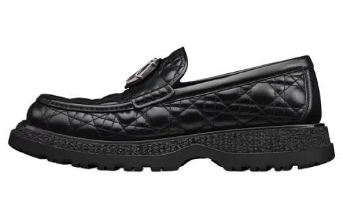 DIOR Buffalo Loafers Men's Black