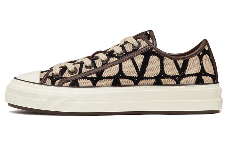 кеды Valentino TOTALOOP (бежево-черные)