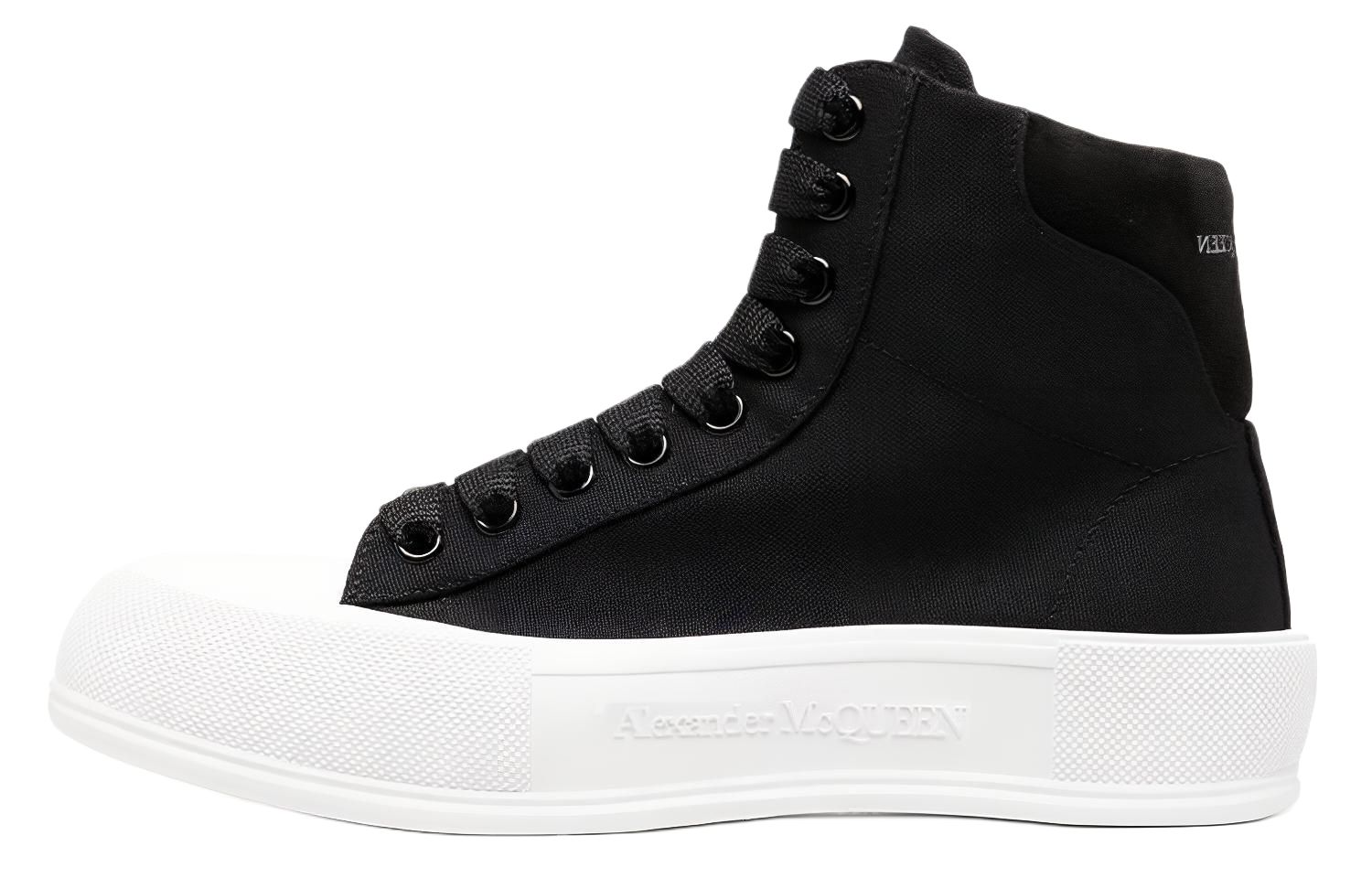 Мужские кеды Alexander McQueen (черно-белые)