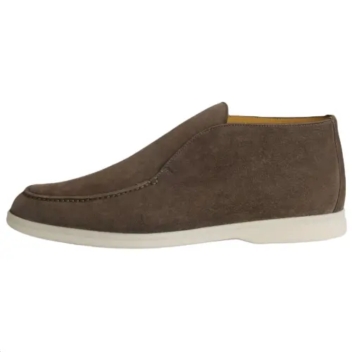 Loro Piana Open Walk Casual Shoes Men's Warm Gray