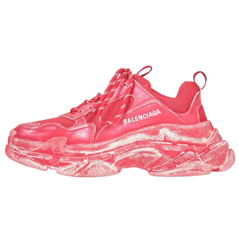 Balenciaga Triple S Faded Red Women's