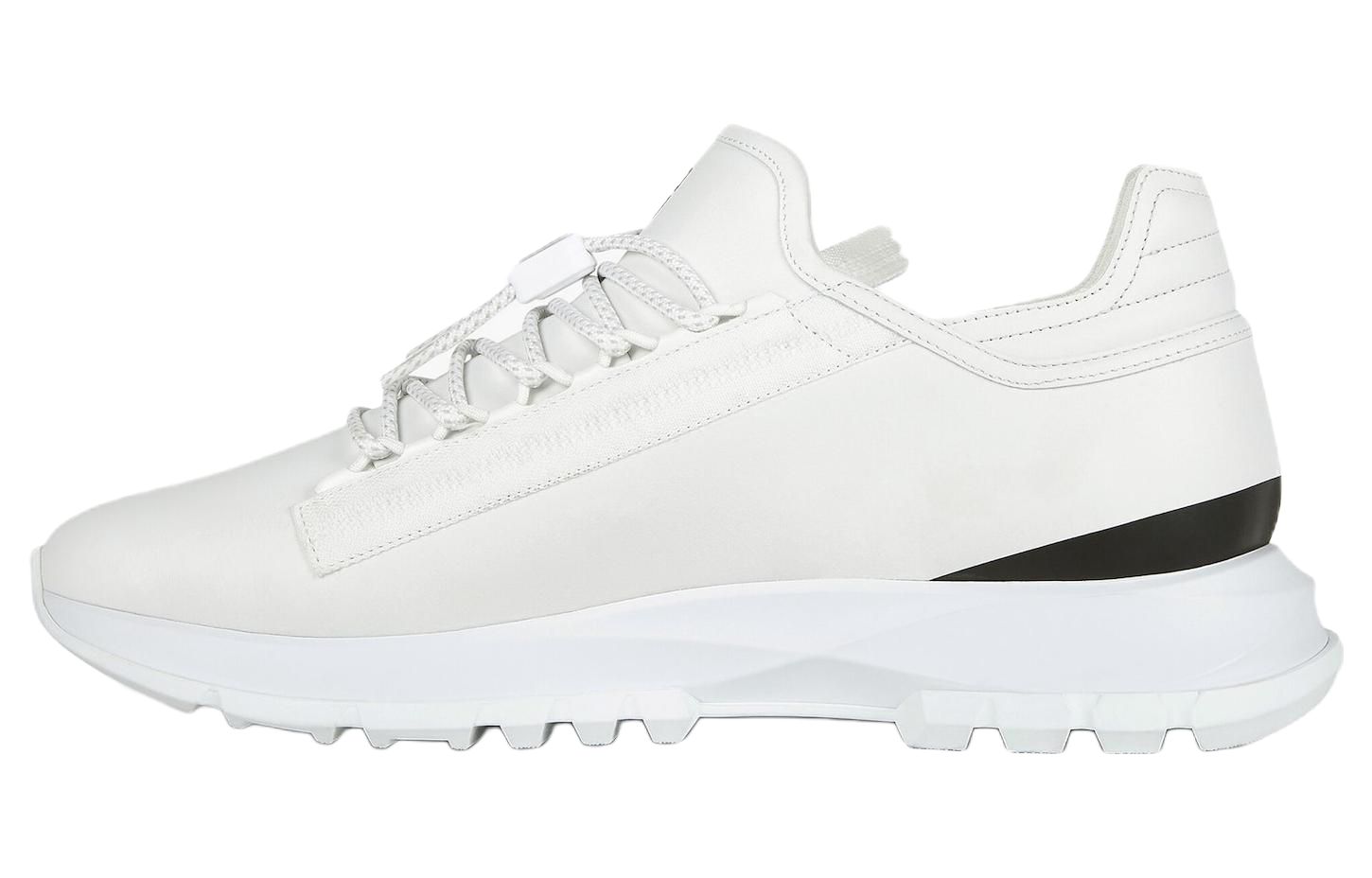 Givenchy Specter Leather Round Toe Flat Lace Low-top Lifestyle Shoes Women's White