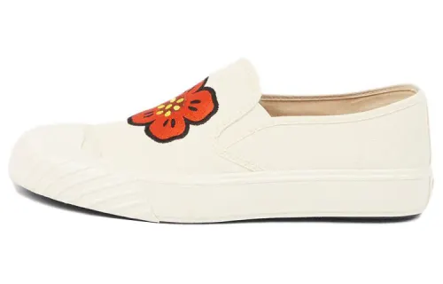 KENZO School Slip On Trainers Cream