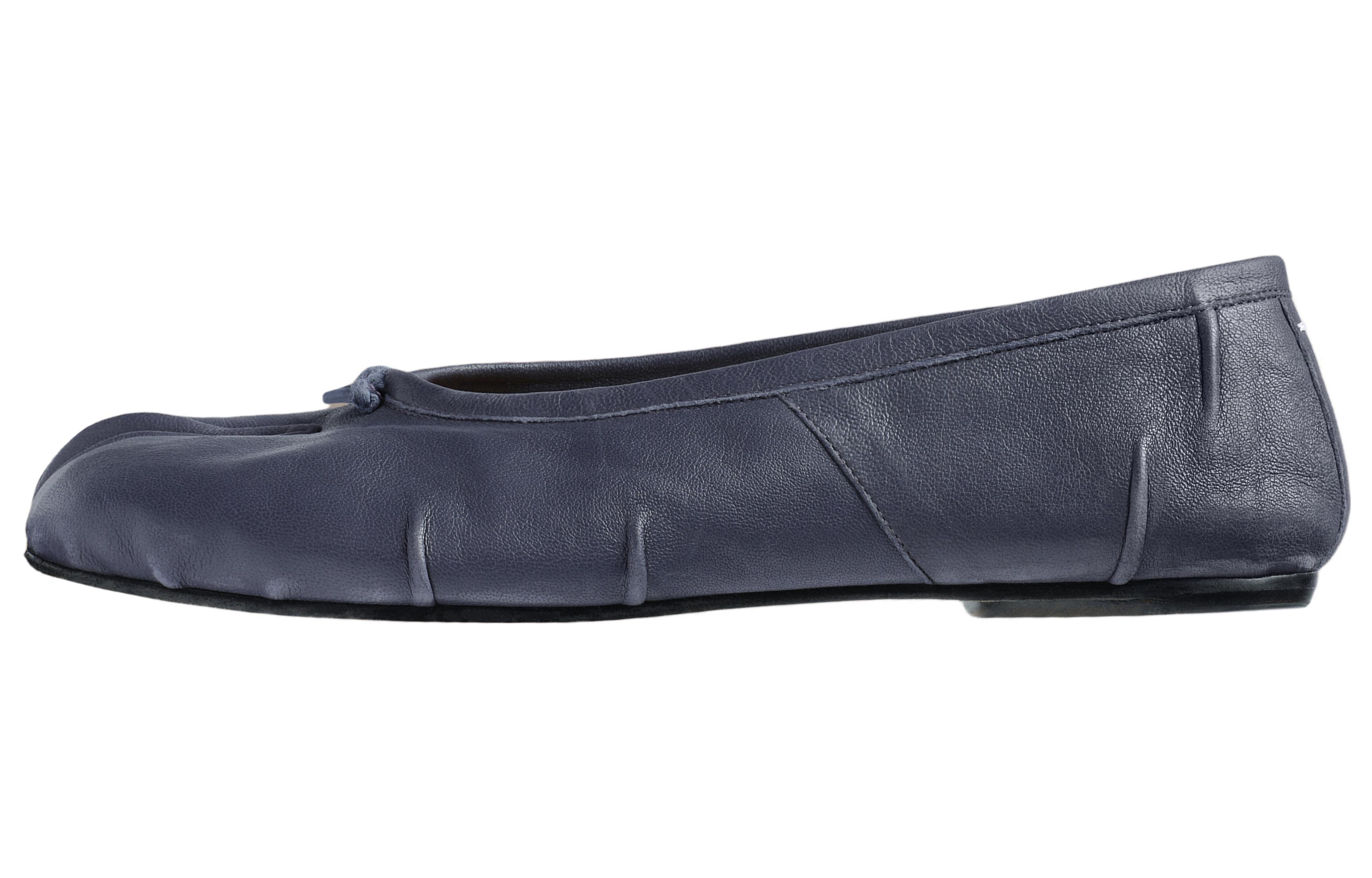 Женские лоферы Maison Margiela (серо-голубые)