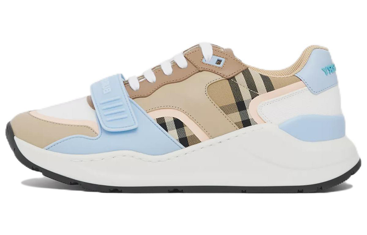 Burberry Ramsey Low top Sports Casual Shoes Women's Blue Brown