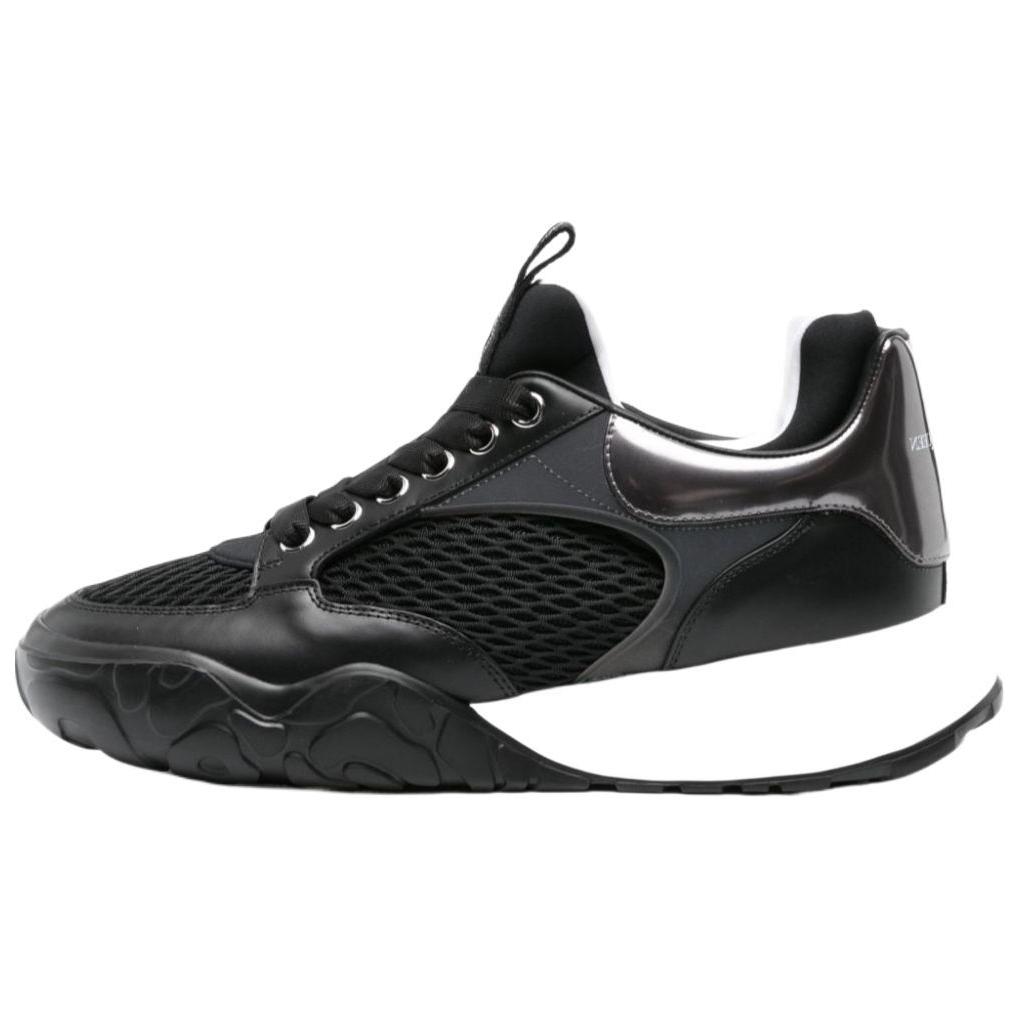 Мужские кроссовки Alexander McQueen Court Trainer (черные)