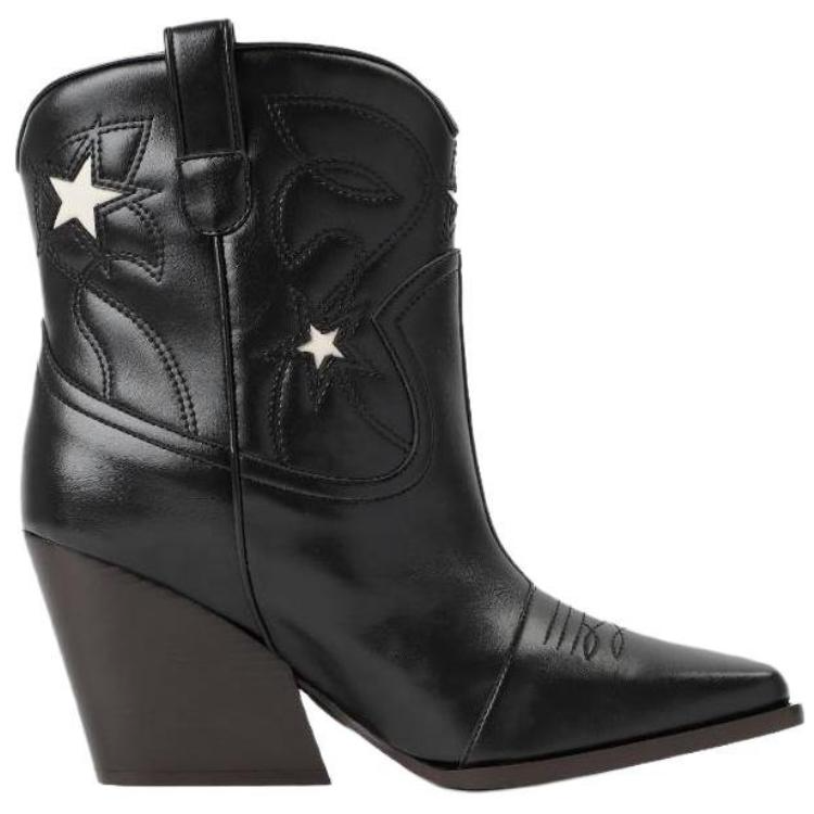 Stella McCartney Cloudy Alter 85mm Embroidery Cowboy Boots