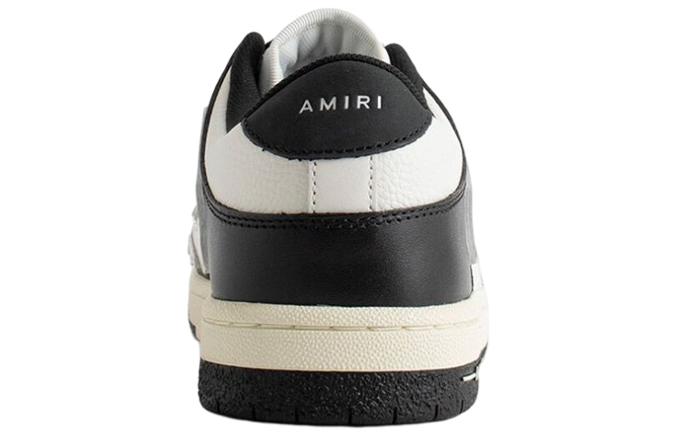 AMIRI Skel Top Low Black White
