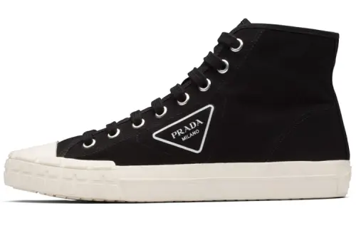 PRADA Wheel Vulc High 'Black Ivory'