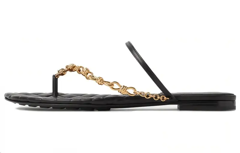Bottega Veneta Flip Flops Women's Black