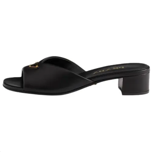 PRADA Slide Slippers 3.5cm Women's Black