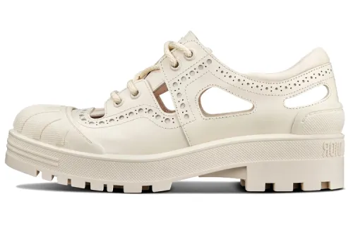 DIOR DiorIron Platform Shoes Women's White