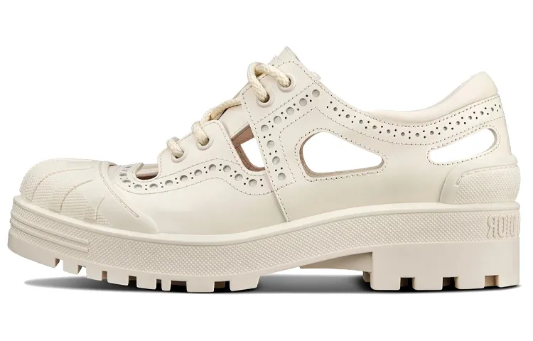 DIOR DiorIron Platform Shoes Women's White