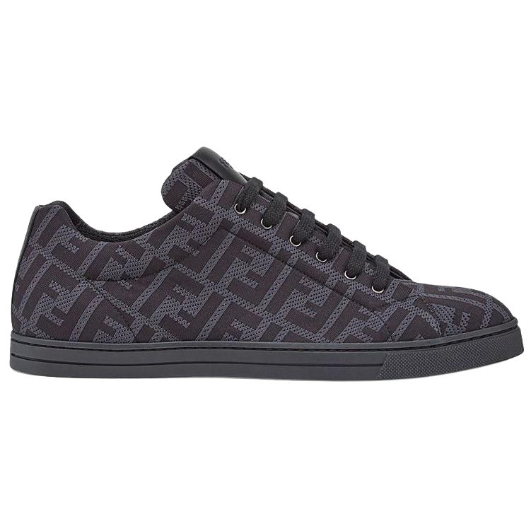 FENDI Tech Fabric Low Top Gray
