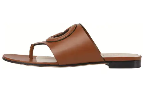 GUCCI Interlocking Flip Flops Women's
