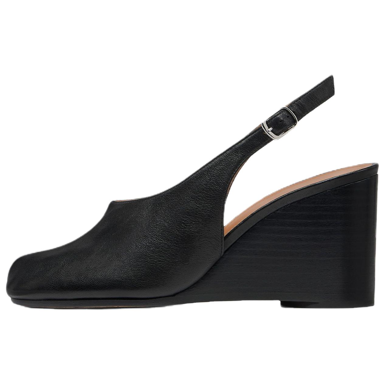 Женские туфли Maison Margiela Tabi (черные)