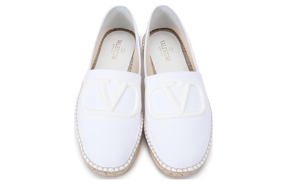 Мужские слипоны Valentino VLogo Signature (белые) — фото 4