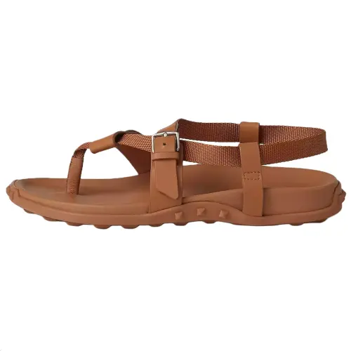 HERMES One Strap Sandals Women's Brown