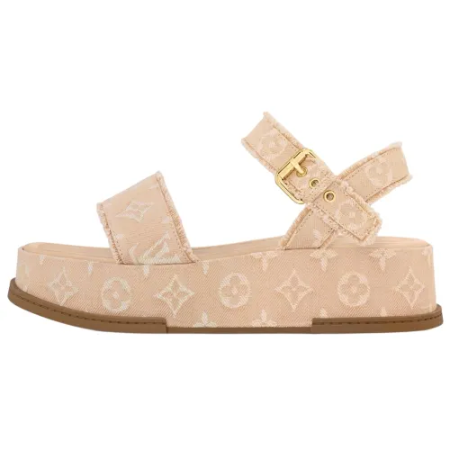 LOUIS VUITTON One Strap Sandals Women's Pink