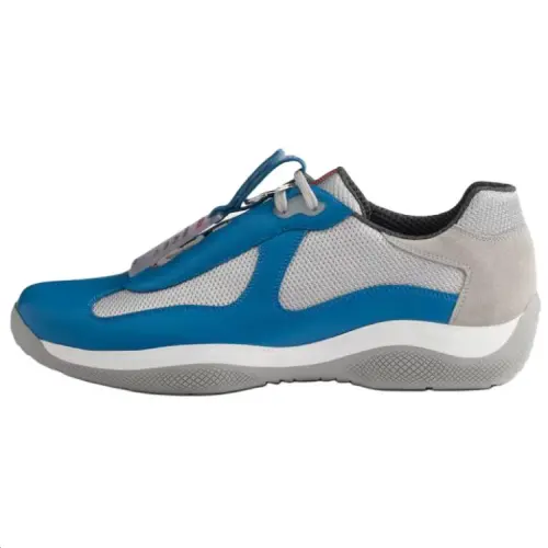 PRADA America's Cup Low top Casual Shoes Men's Sapphire Blue