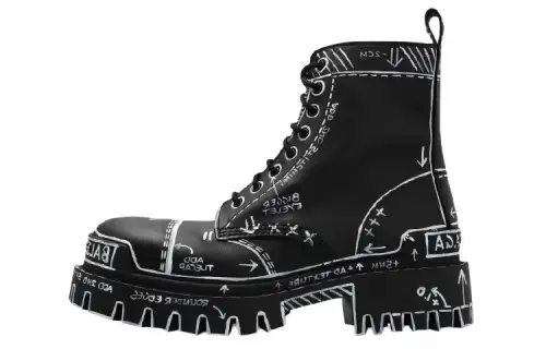 Balenciaga Strike L20 Ankle Boots 'Black' Women's
