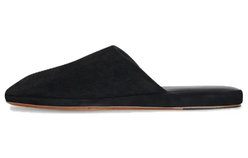 THE ROW Closed Toe Slippers Women's Black