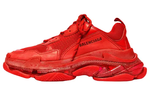 Balenciaga Triple S Clear Sole Sneaker 'Red'