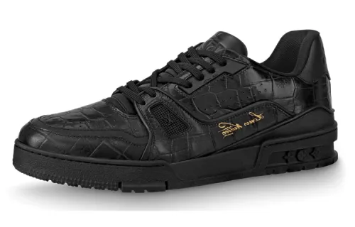 LOUIS VUITTON Trainers Alligator