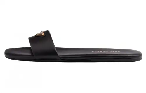 PRADA Slide Slippers 0.5cm Women's Black