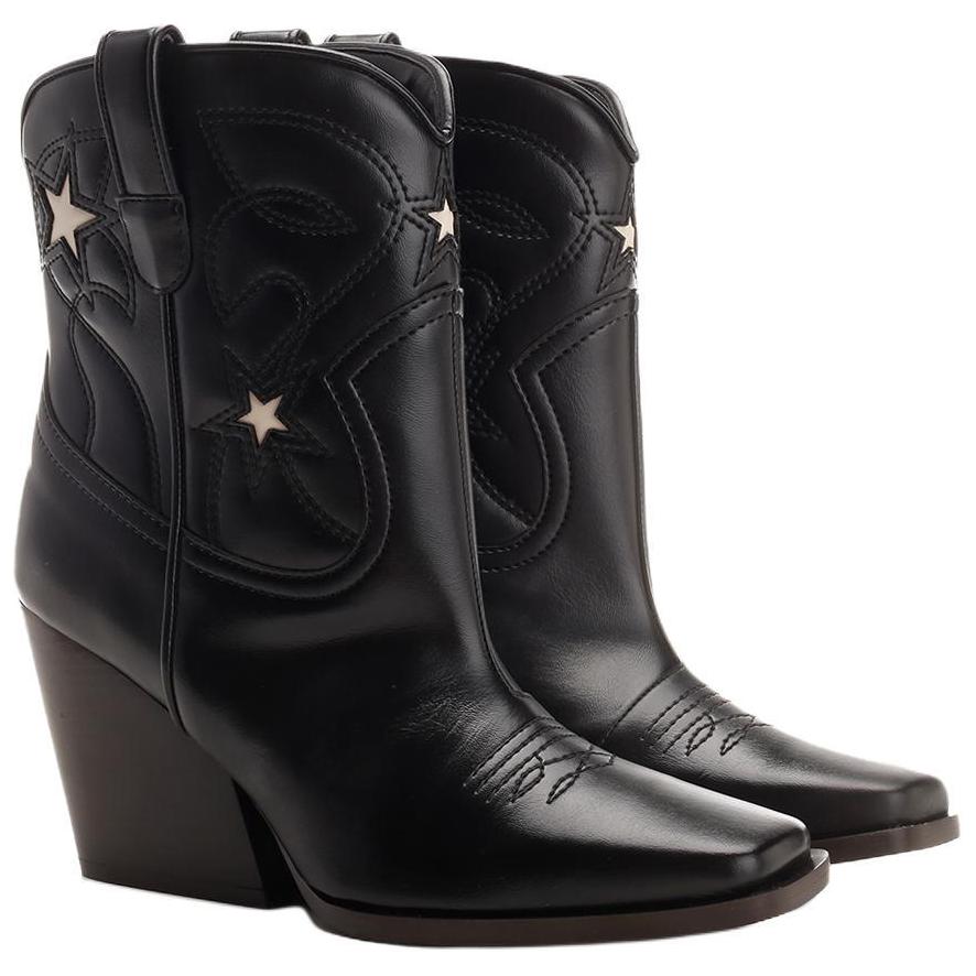 Stella McCartney Cloudy Alter 85mm Embroidery Cowboy Boots